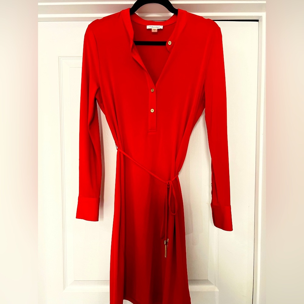 Red dress